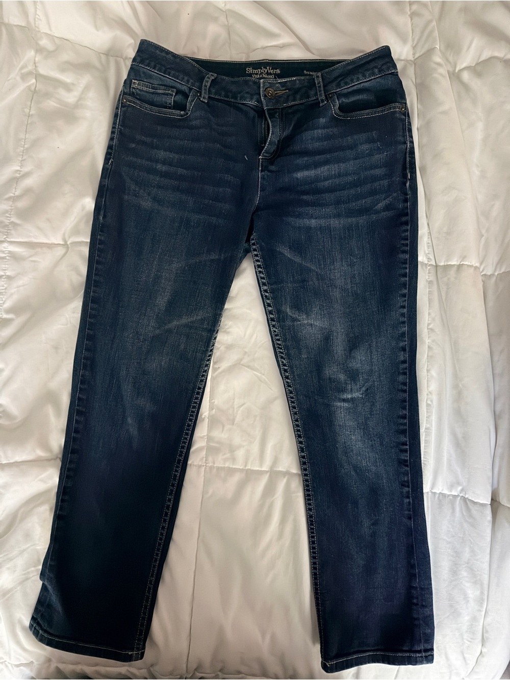 Simply Vera Straight cropped jeans